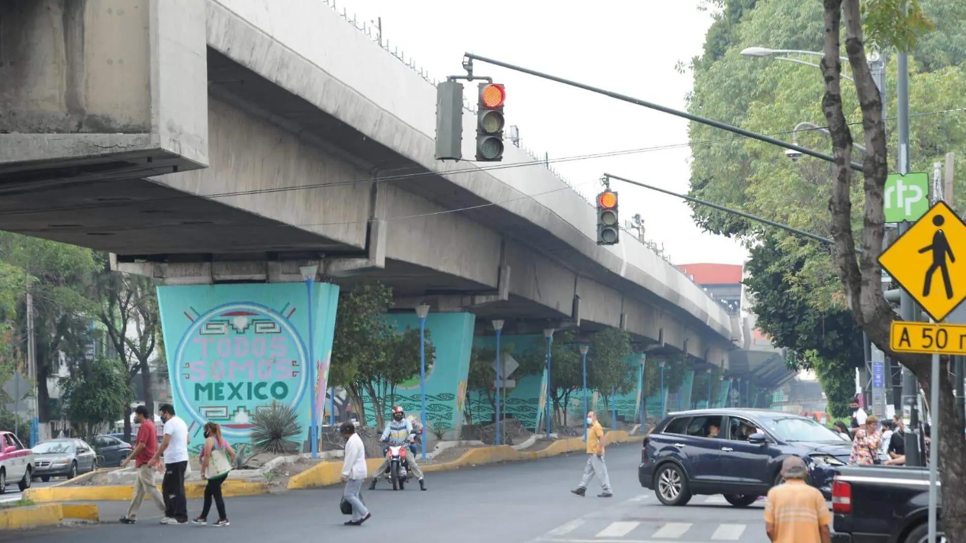 metro cdmx viaductos elevados